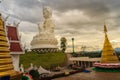 White statue of Guanyin at Wat Huay Plakang, Chiang Rai, Thailand