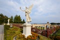 White statue near Schwerin Castle, Germany Royalty Free Stock Photo