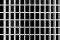 White steel grating isolated on back Royalty Free Stock Photo