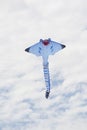 White Stingray Figure Kite Flying at the Adelaide International