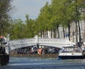 Venetian bridge in Delft (Holland) Royalty Free Stock Photo