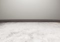 White stone floor with gray wall texture background Royalty Free Stock Photo