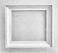 White stone frame border Royalty Free Stock Photo