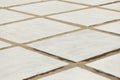 White Stone Mosaic Floor Tile Sand Texture Background Diagonal Pattern Lines Stripes Royalty Free Stock Photo