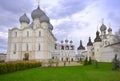 The white -stone Rostov Kremlin Royalty Free Stock Photo