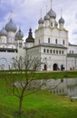 The white -stone Rostov Kremlin Royalty Free Stock Photo