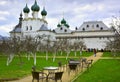 The white -stone Rostov Kremlin Royalty Free Stock Photo