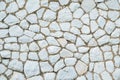 White stone wall,texture background. Royalty Free Stock Photo