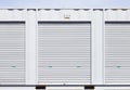 White storage unit Royalty Free Stock Photo