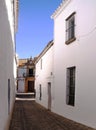 White street of Carmona Royalty Free Stock Photo