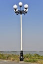 White street lamp,outdoor lamp,street light,street lighting,road lamp