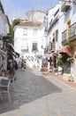 White street in Marbella