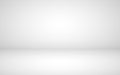 White studio background. Empty room mockup. White design template for advertising. Clean wall for displaying product