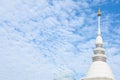 White Stupa Chedi is an alternative term for a Buddhist stupa.