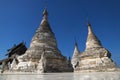 White stupas