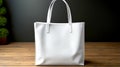 White stylish shopping bags, Many Women Bag.