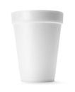 White Styrofoam Cup Royalty Free Stock Photo