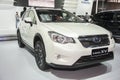 White subaru xv car