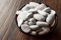 White Sugar Coated Almonds / Turkish Badem Sekeri Royalty Free Stock Photo