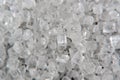 White Sugar Crystals Macro