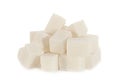 White sugar cube