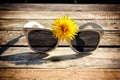 White sunglasses Royalty Free Stock Photo