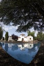 White sunny spanish villa