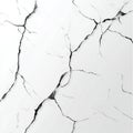 White surface with natural cracks and irregular patterns Royalty Free Stock Photo