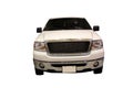 White SUV Isolated Over White Royalty Free Stock Photo