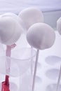 White sweet cakepop Royalty Free Stock Photo