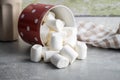 White sweet marshmallows candy