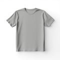 White T-shirt isolated on white background. Mockup for placing your design.