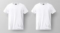 White t-shirt mockup hanging realistic, template design Royalty Free Stock Photo