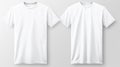 White t-shirt mockup hanging realistic, template design Royalty Free Stock Photo