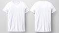 White t-shirt mockup hanging realistic, template design Royalty Free Stock Photo
