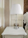 White table lamp