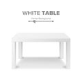 White Table Vector. 3D Stand Template For Object Presentation. Realistic Vector Illustration. Royalty Free Stock Photo