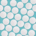 White tablets background Royalty Free Stock Photo