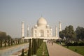 White Taj Mahal in sunrise light, Agra, India Royalty Free Stock Photo