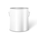 White Tall Tub Paint Bucket Container