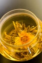 White tea with marigold Royalty Free Stock Photo