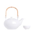 White tea pot Royalty Free Stock Photo