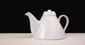 White teapot