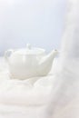 White teapot