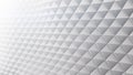 White techno surface 3D render