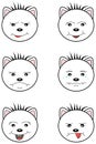 White Teddy Bear emoticons