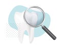 White Teeth - Dental Checkup - Icon stock illustration