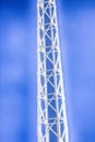 White telecommunication mast