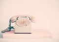 White telephone Royalty Free Stock Photo