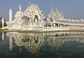 White Temple in Chiang Rai, Thailand Royalty Free Stock Photo
